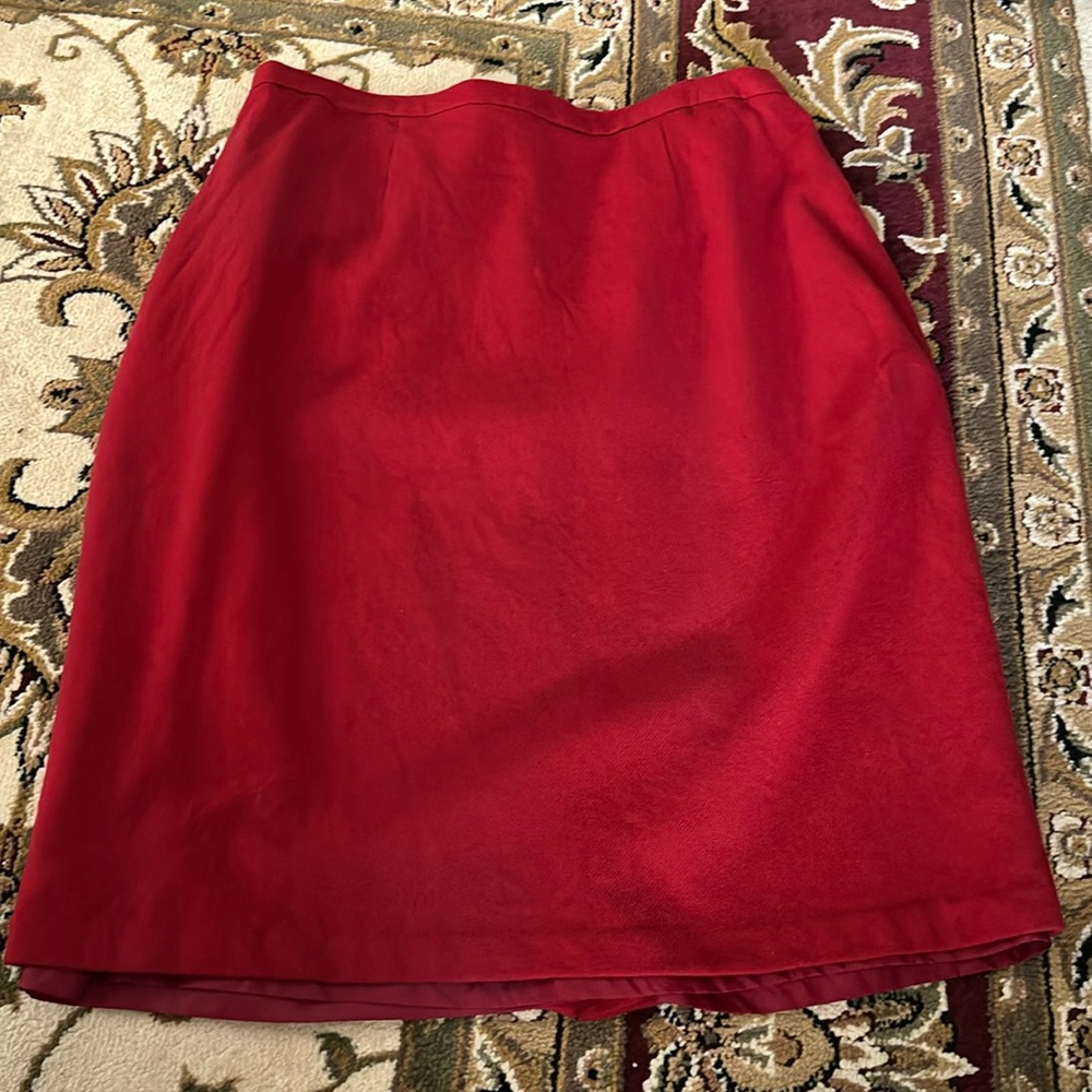 Womens wool skirt
